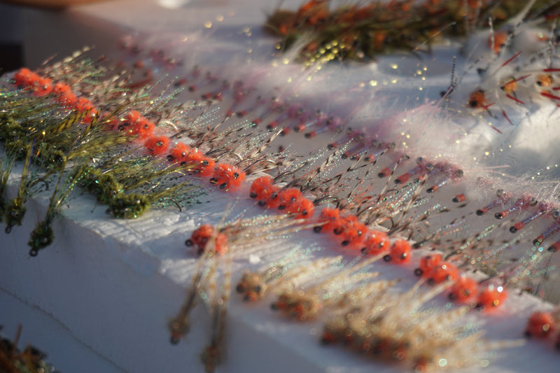 Dr. Taylor Bonefish puff in three different colors